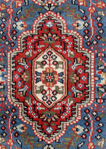 oriental floral design corridor rug