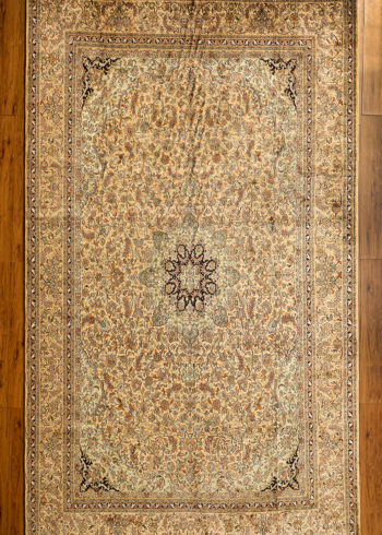 oriental floral design living room silk rug