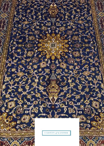 hand made pure silk foyer rug