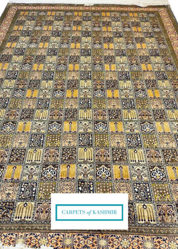 Antique gold Persian rug