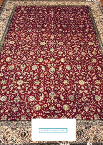 online pure silk Kashmir carpet