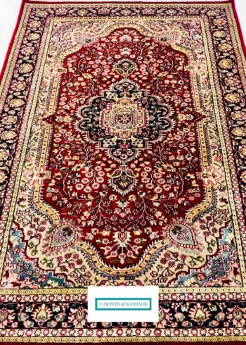ready in stock hand-knotted Kashmir rug