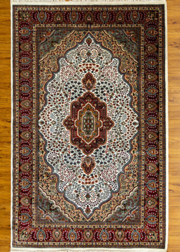 Certified handmade hand-knotted oriental rug