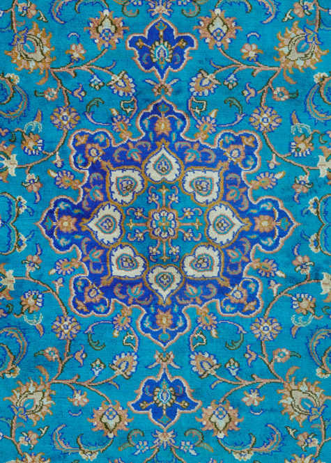 Blue Jewel Ispahan | Carpets of Kashmir