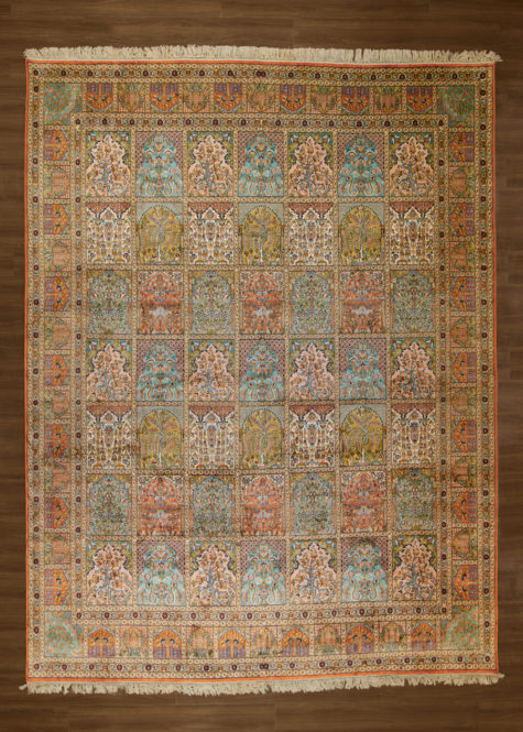 Caramel Shalimar-Hamadan | Carpets of Kashmir