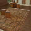 Kashmir silk rug for living room