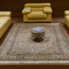 Silk carpet for living room