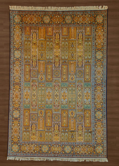 Medieval Blue Bakhtiari | Carpets of Kashmir