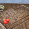 Pictorial silk carpet for wall hanging