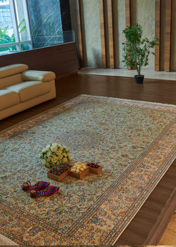 Silk Carpet for Living Room