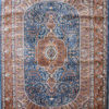 Wool Silk Coffee Table Hand-Made Carpet