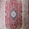 Wool Silk Rug for Living And Dining Room