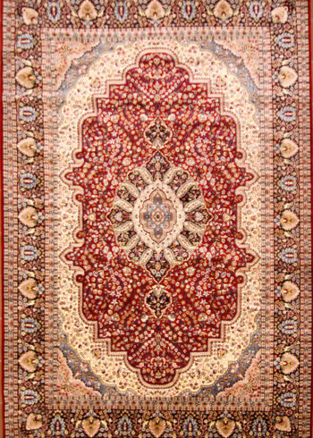 Living room floral design oriental carpet size 10 by 8 from Kashmir