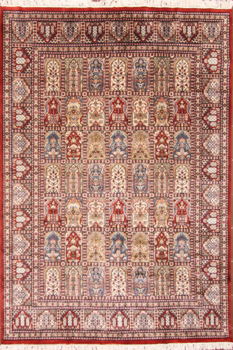 Geometric design oriental living room carpet