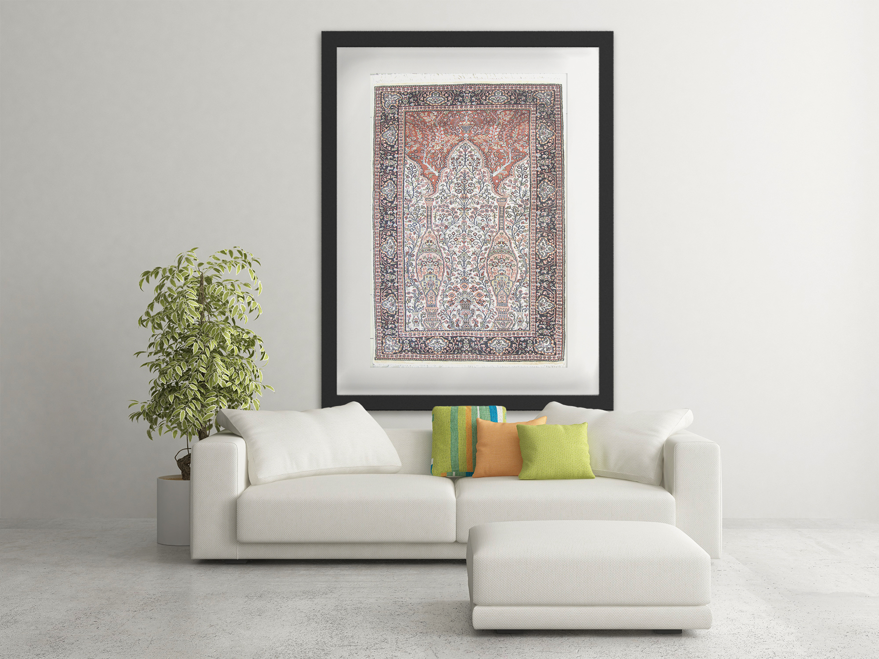 Carpet best sale wall art