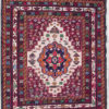 Multi-color handmade pure wool rug for bedroom with Afghan geometric design