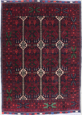Geometric - Afghan Lineage pure wool rug