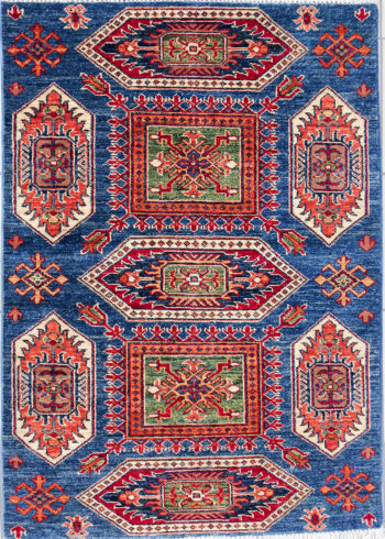 handmade hand spun Afghan design rug