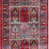 Red color scatter rug with geometric design for foyer and bedrooms