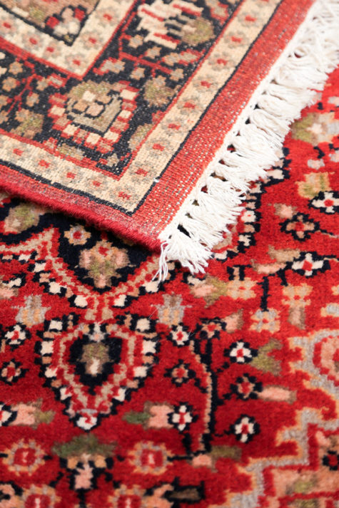 bedside rug oriental floral design