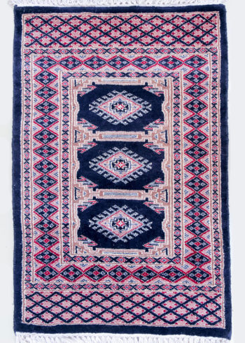 hand knotted pure wool bedside rug