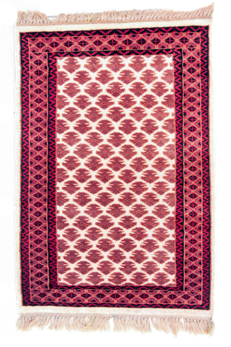 bedside rug geometric design