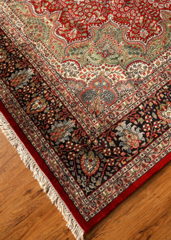 wool silk persian floral design rug