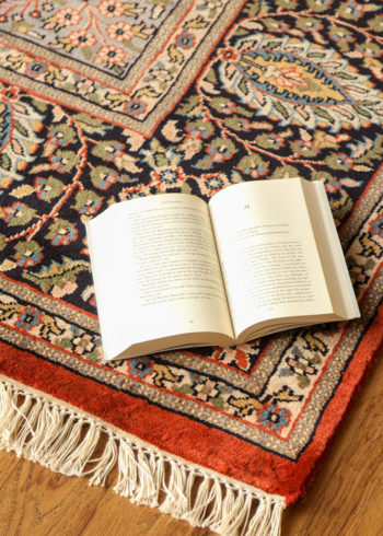oriental floral design handmade rug