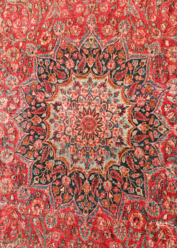 Antique persian living room rug and dining room, 120 years old