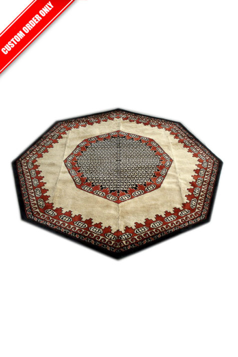 Custom made octagonal rug