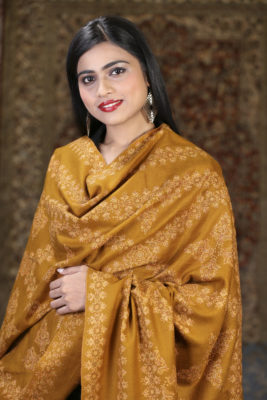 Large Embroidered Pashmina Shawl