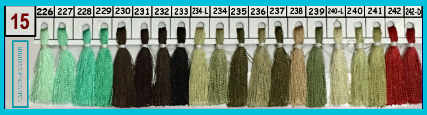 Pashmina Shawls Color Chart for plain and embroidered for corporate gifting