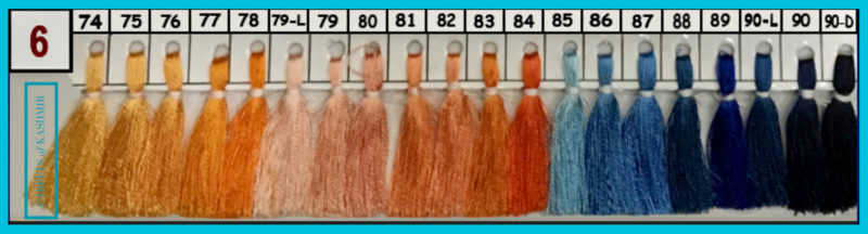 pashmina shawls color chart 6