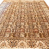 Geometric design living room oriental rug Carpets Of Kashmir