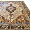 wool silk hand knotted rug