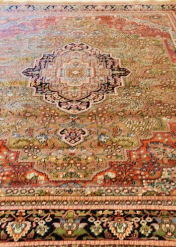 flower design oriental rug