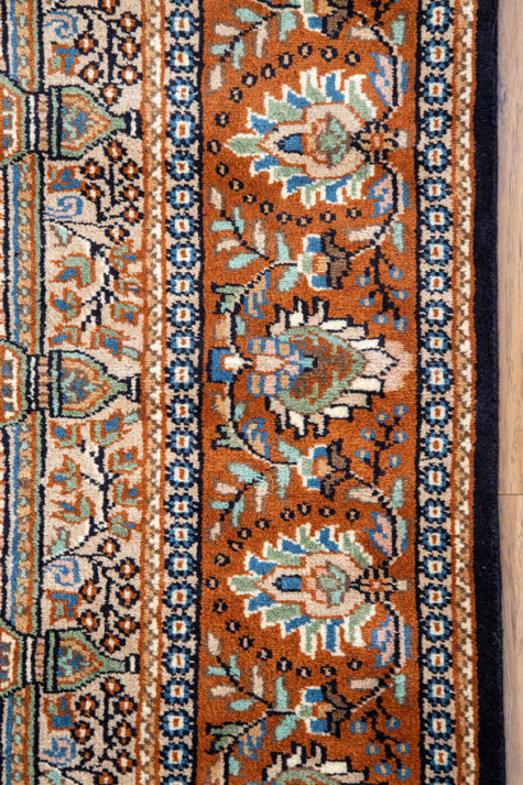 Persian design handmade coffee table rug