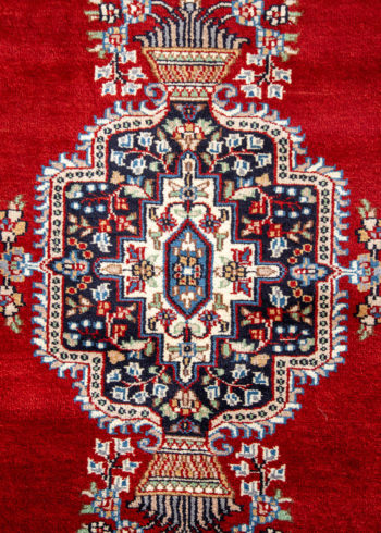 Oriental coffee table rug for living room