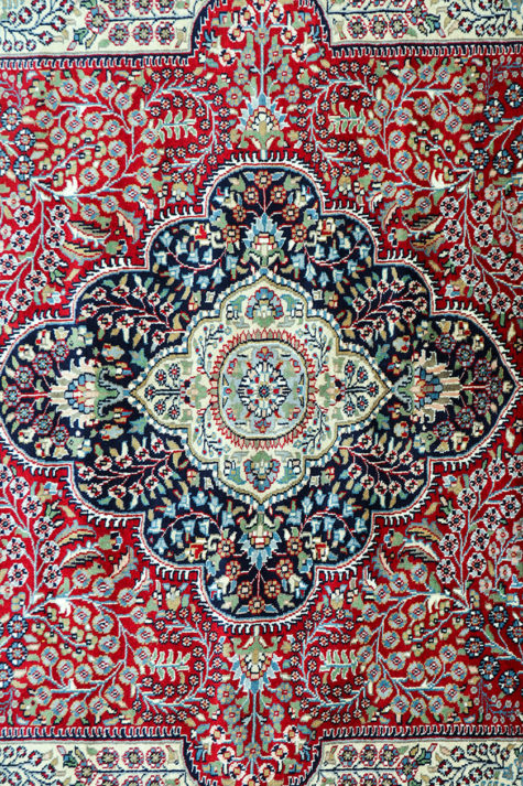 bespoke Kashmir rug for living rooms