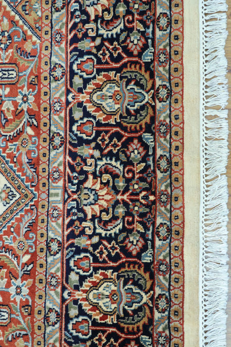 12 by 9 wool silk living room carpet
