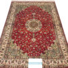 red-pure-mulberry-silk-coffee-rug
