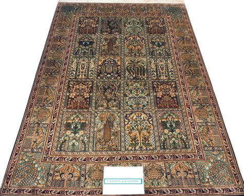 multi-color geometric Persian rug