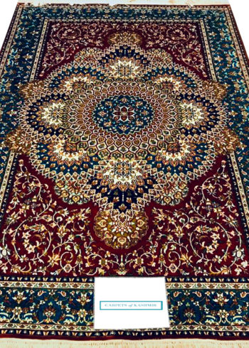 red handmade carpet