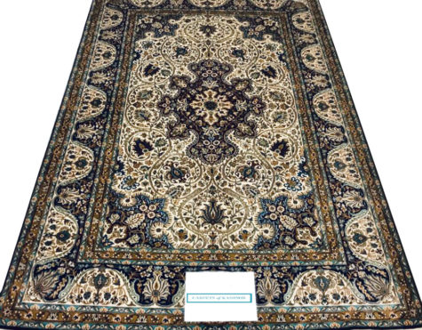 pure mulberry silk coffee table rug