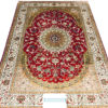 red 6 by 4 Persian rug