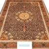 hand made pure silk 7 by 5 rug