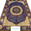 blue mulberry natural silk carpet