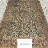 floral design pure mulberry silk rug