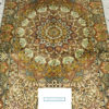 pure mulberry silk Kashmir carpet
