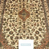antique Persian pure silk bedroom rug